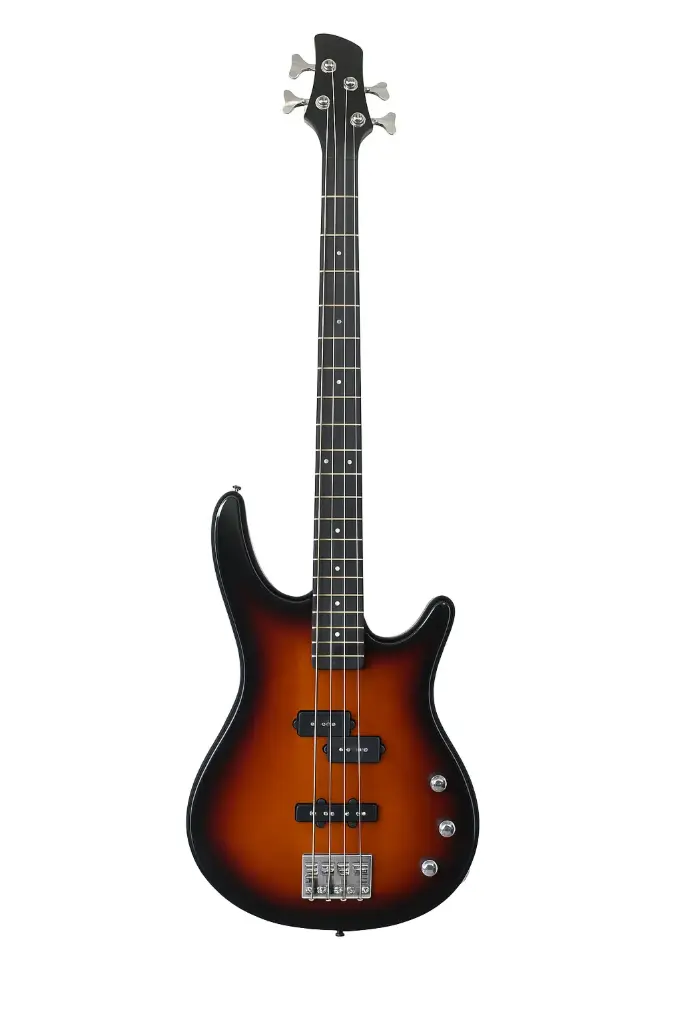 Bajo de 4 cuerdas GeneralTech con amplificador