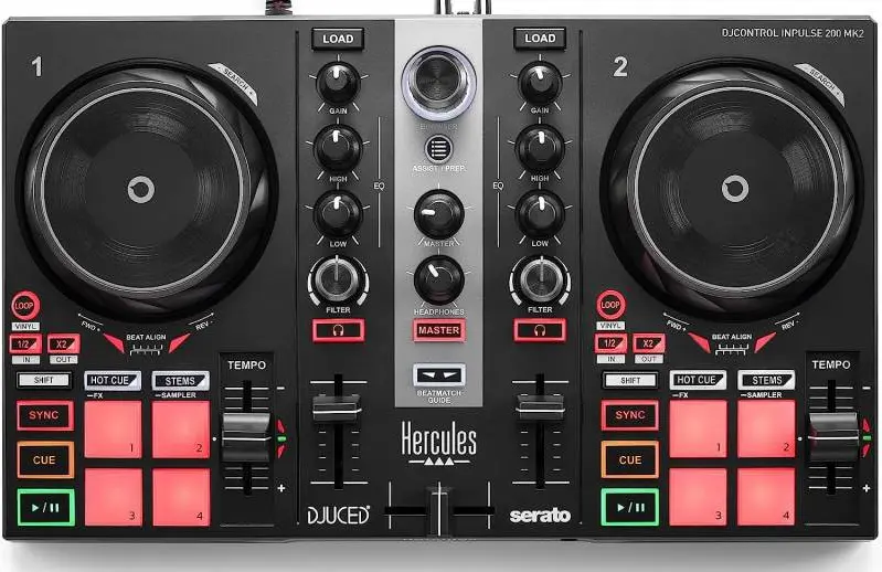 Controlador de DJ Hercules DJControl Inpulse 200