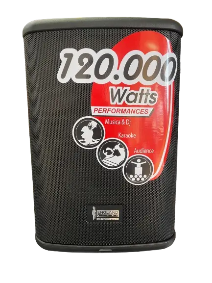 Caja Amplificada 8 pulgadas England Sound ES-POWERMAX 8-BAT 