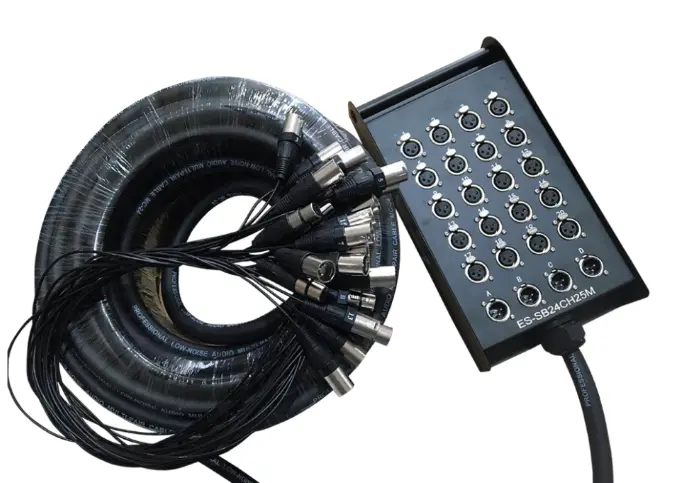 Cable Medusa 24 canales para escenario England SoundPRO 25 metros