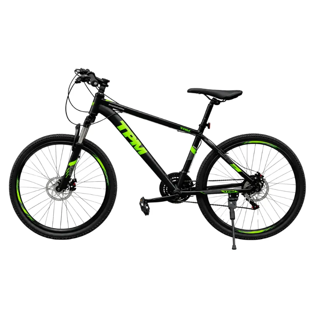 Bicicleta TPM Aro 26 negro con verde