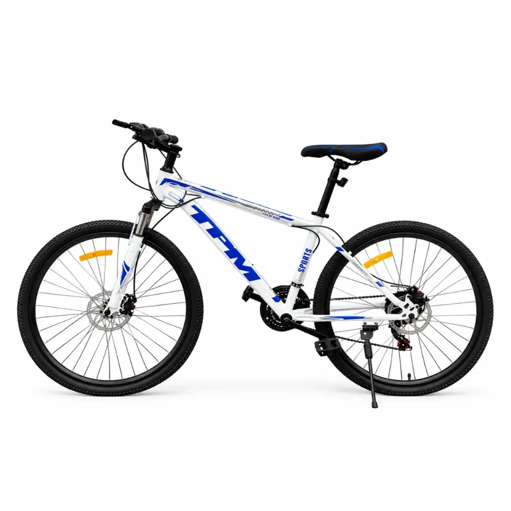 Bicicleta TPM Aro 26 blanco con azul