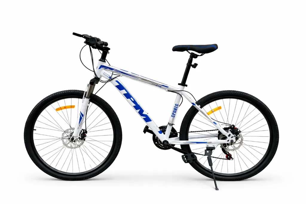 Bicicleta TPM Aro 26 blanco con azul