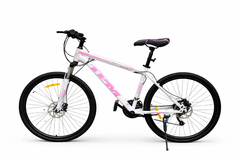 Bicicleta TPM Aro 26 blanco con rosado