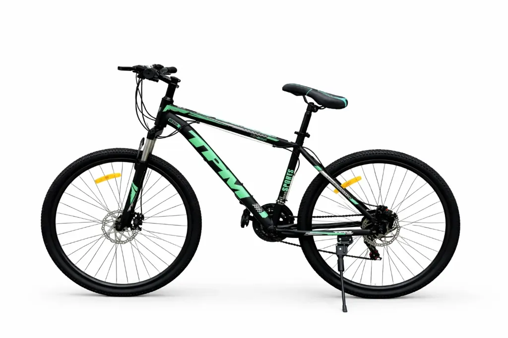 Bicicleta TPM Aro 26 negro con verde agua