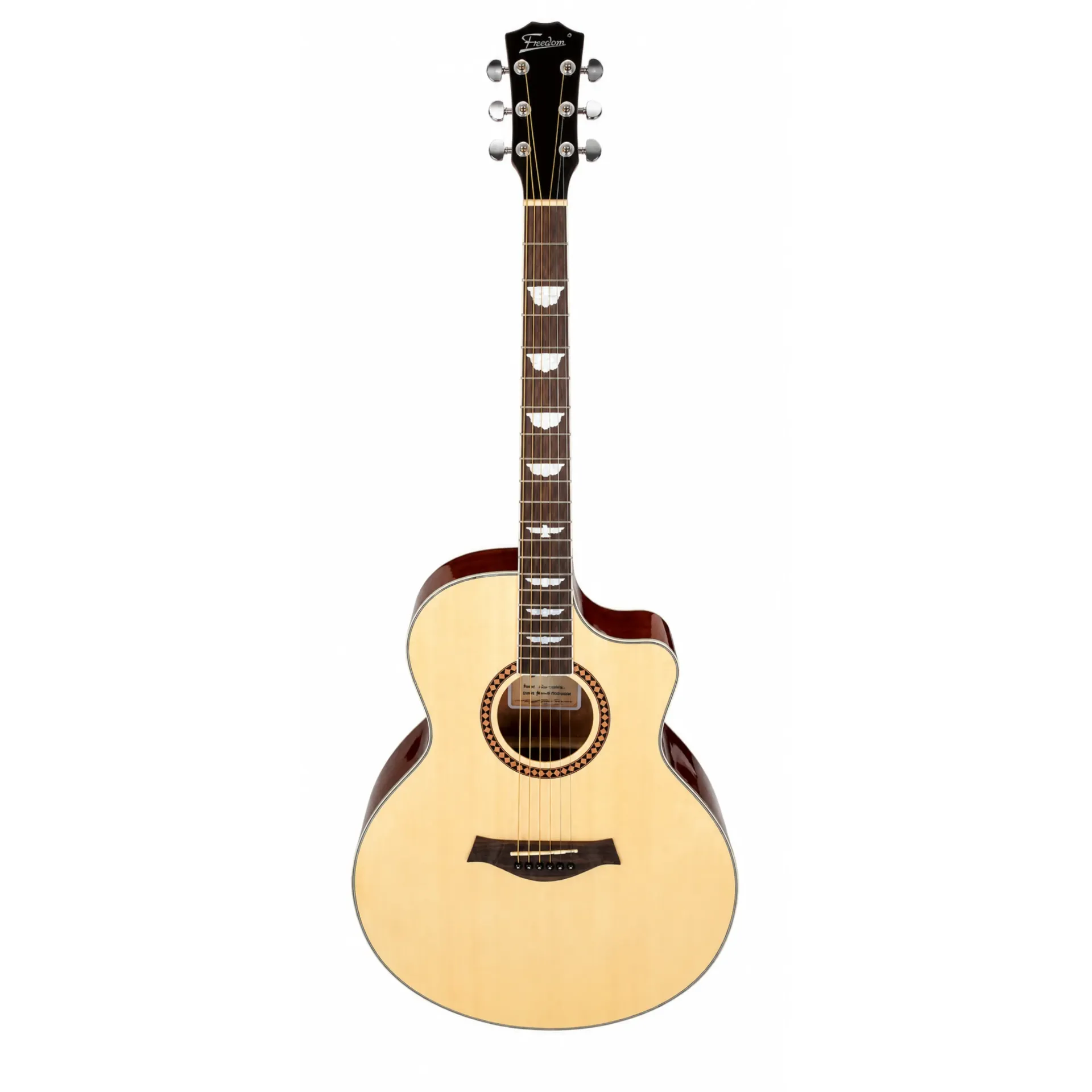 Guitarra electroacústica Freedom MJG-460CEQ | Incluye Estuche