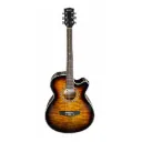 Guitarra acústica Freedom Cutaway café sombreado