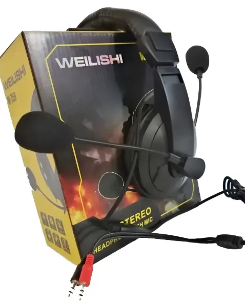 Audífono Con Micrófono Laptop Pc Cómputadora Weilishi W-750