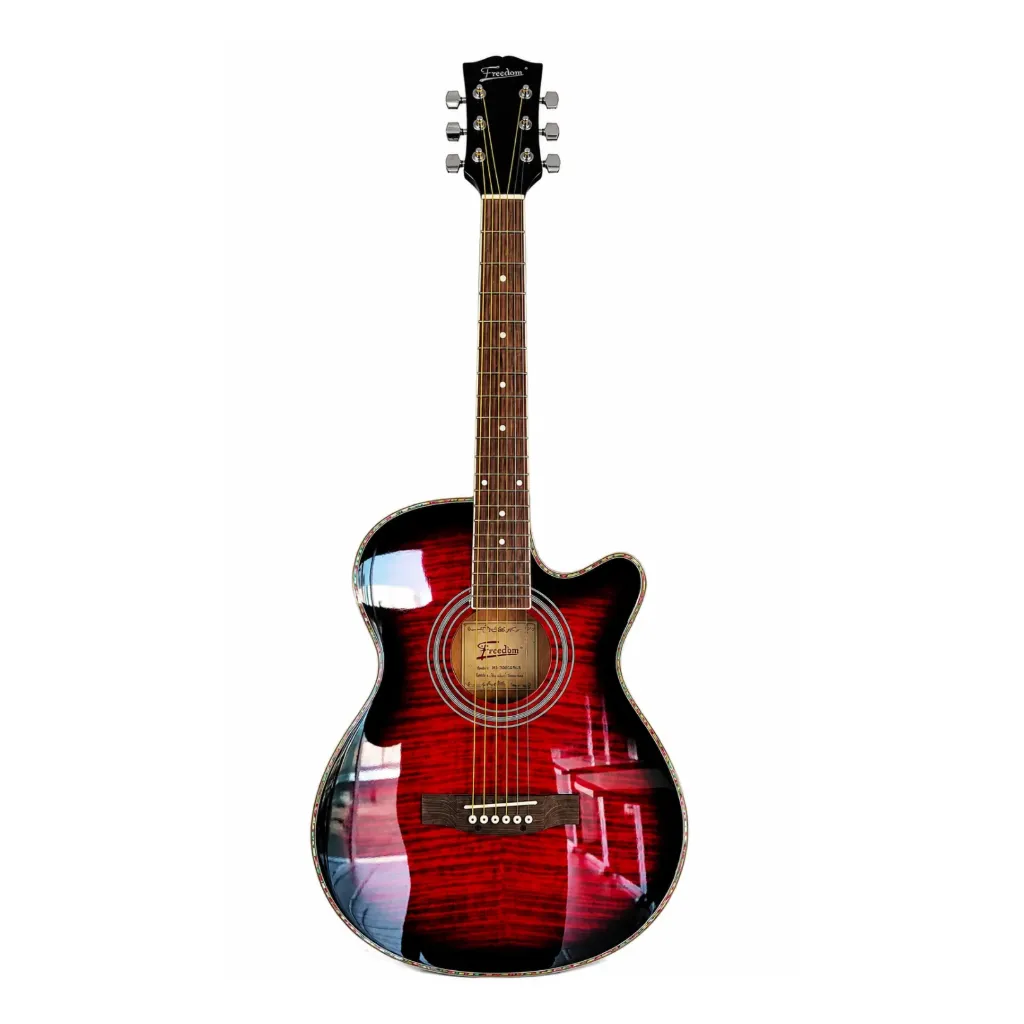 Guitarra acústica Freedom Cutaway vino