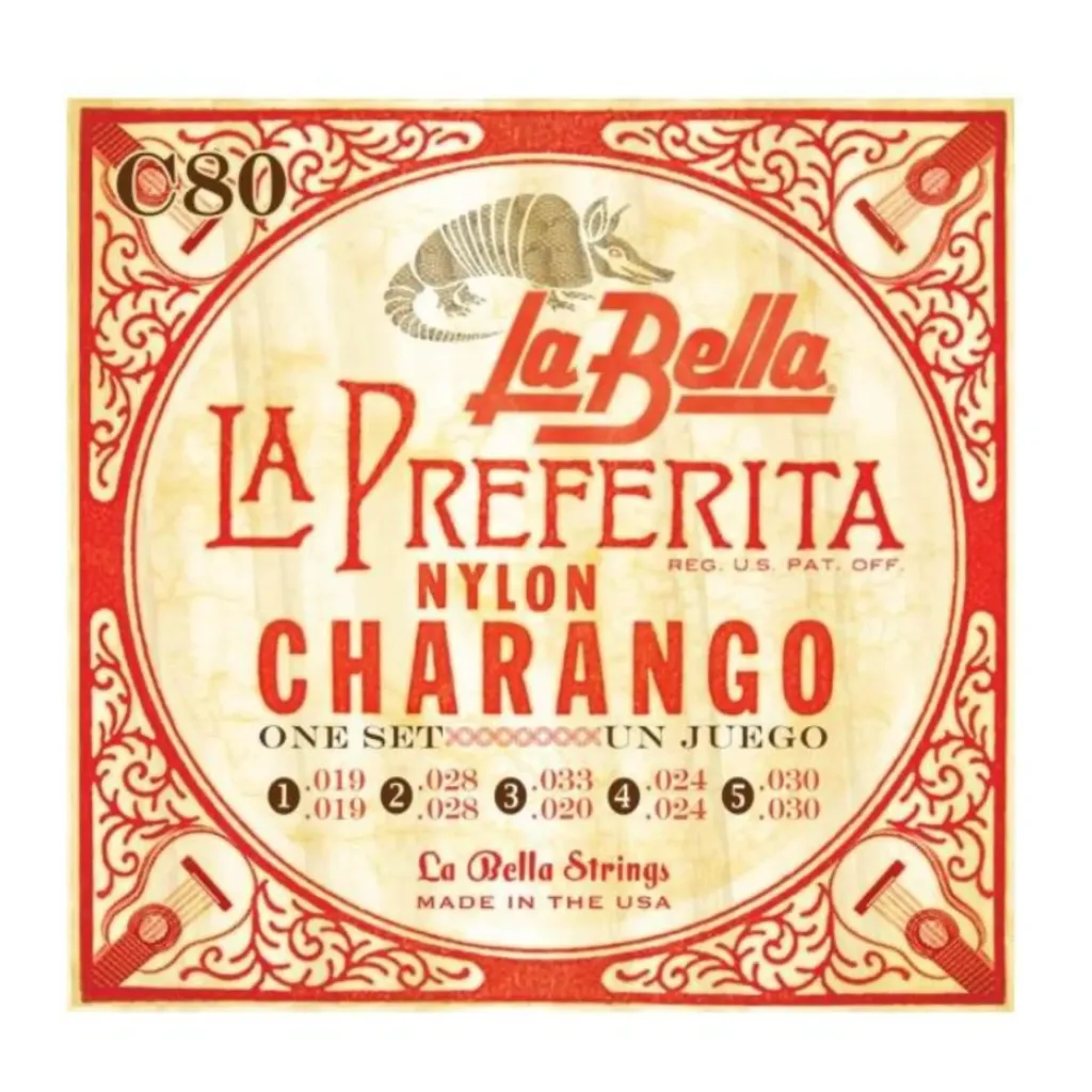 Cuerdas para charango La Bella Preferita C80