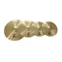 Juego de Platillos para batería Fans 4 piezas 14" 16" 20" con estuche MS68
