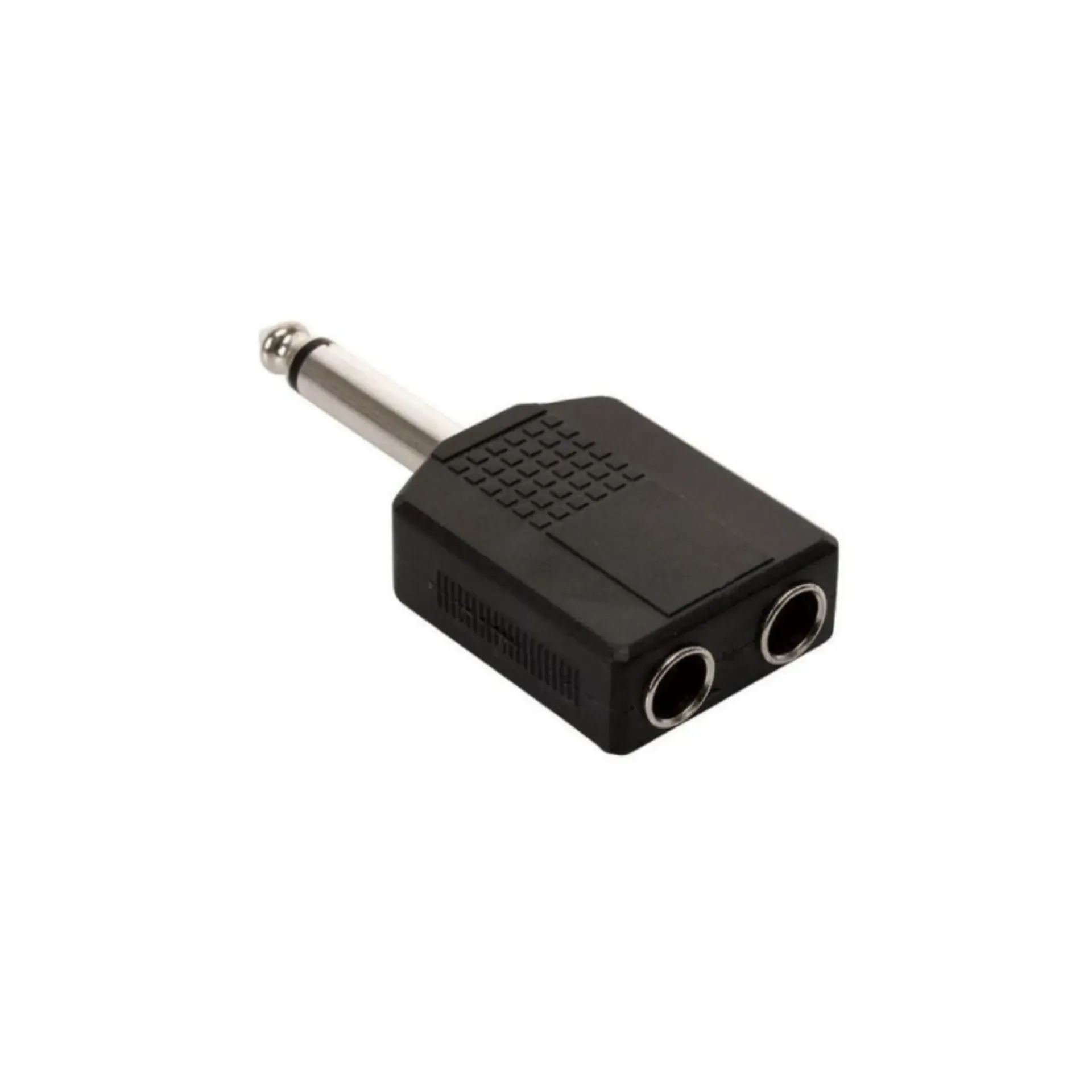 Conector 2 jack 6.3 mm mono a 1 plug 6.3 mm