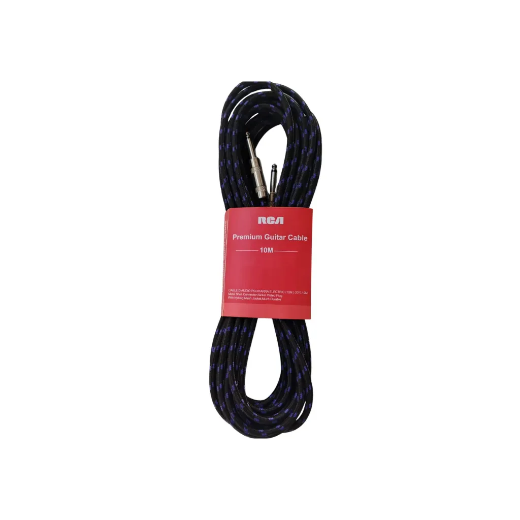 Cable de audio RCA 10 metros plug 6.3mm a plug 6.3mm