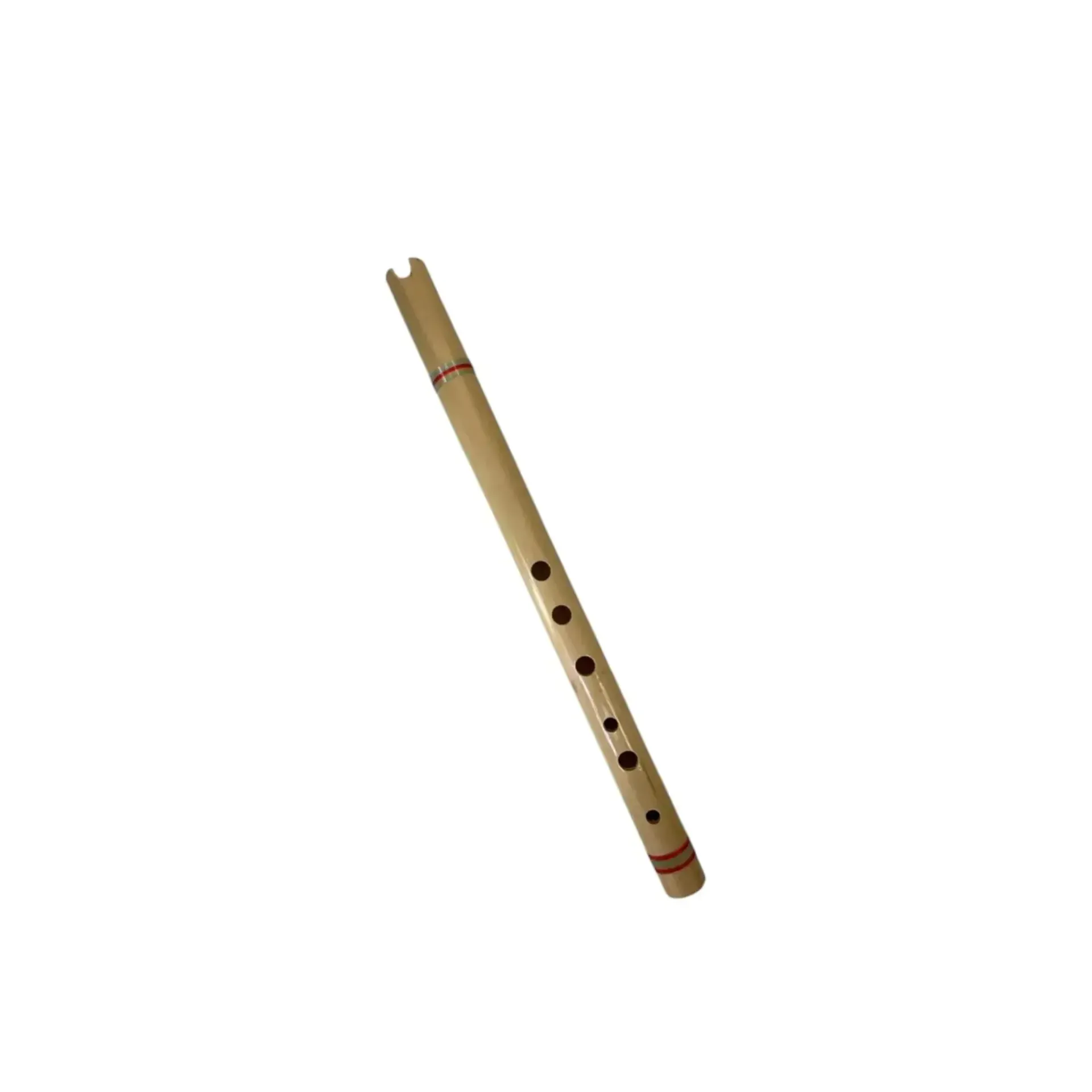 Quena de bambú blanca