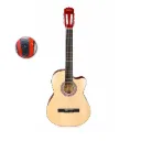 Guitarra Electroclásica Freedom CG300CTV N Cutaway Natural con Ecualizador