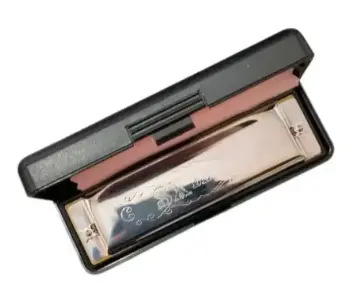 Armónica SX BLUES pequeña de 10 huecos metálica