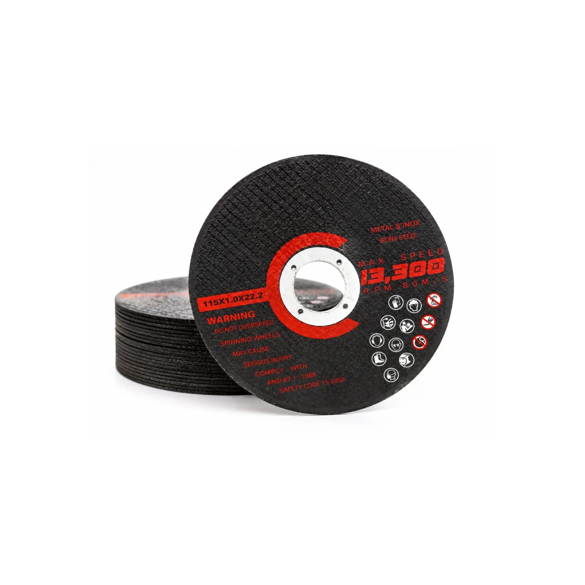 Disco para desbaste de metal 115mm x 22.2mm Essero