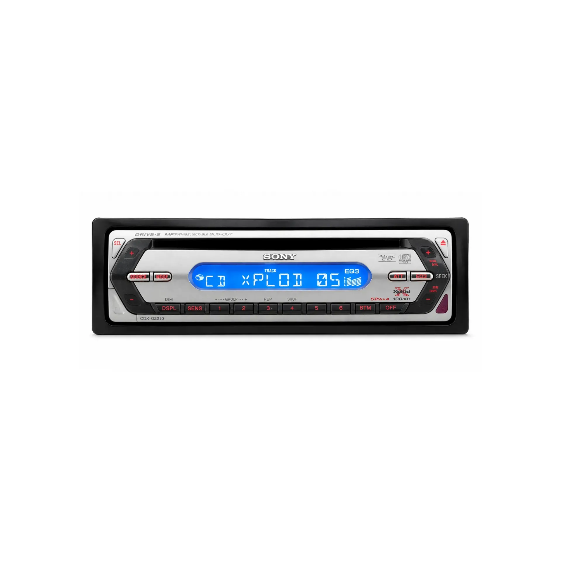 Radio para carro SONY XPLOD CDX-S2210X