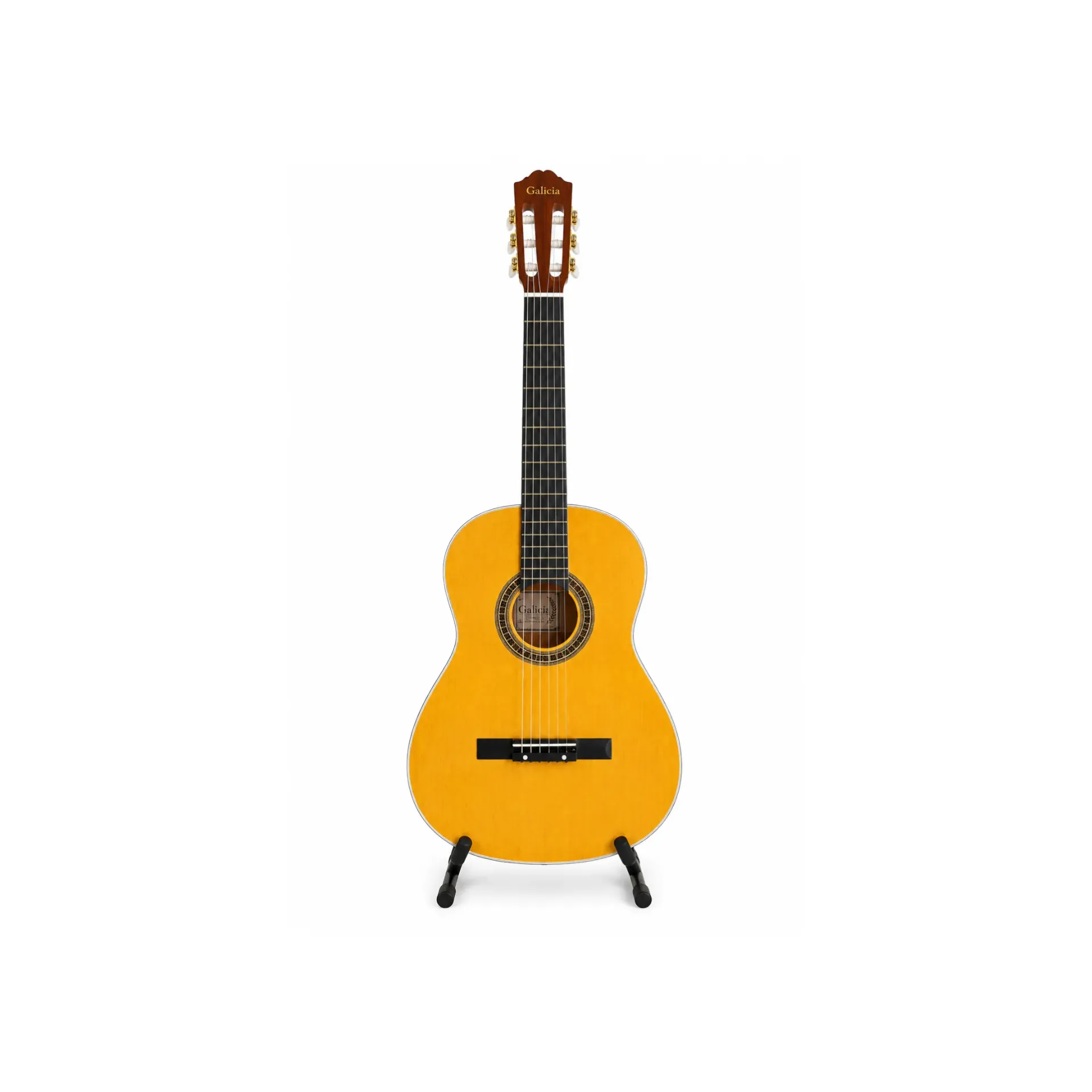Guitarra clásica Galicia 40" color amarillo