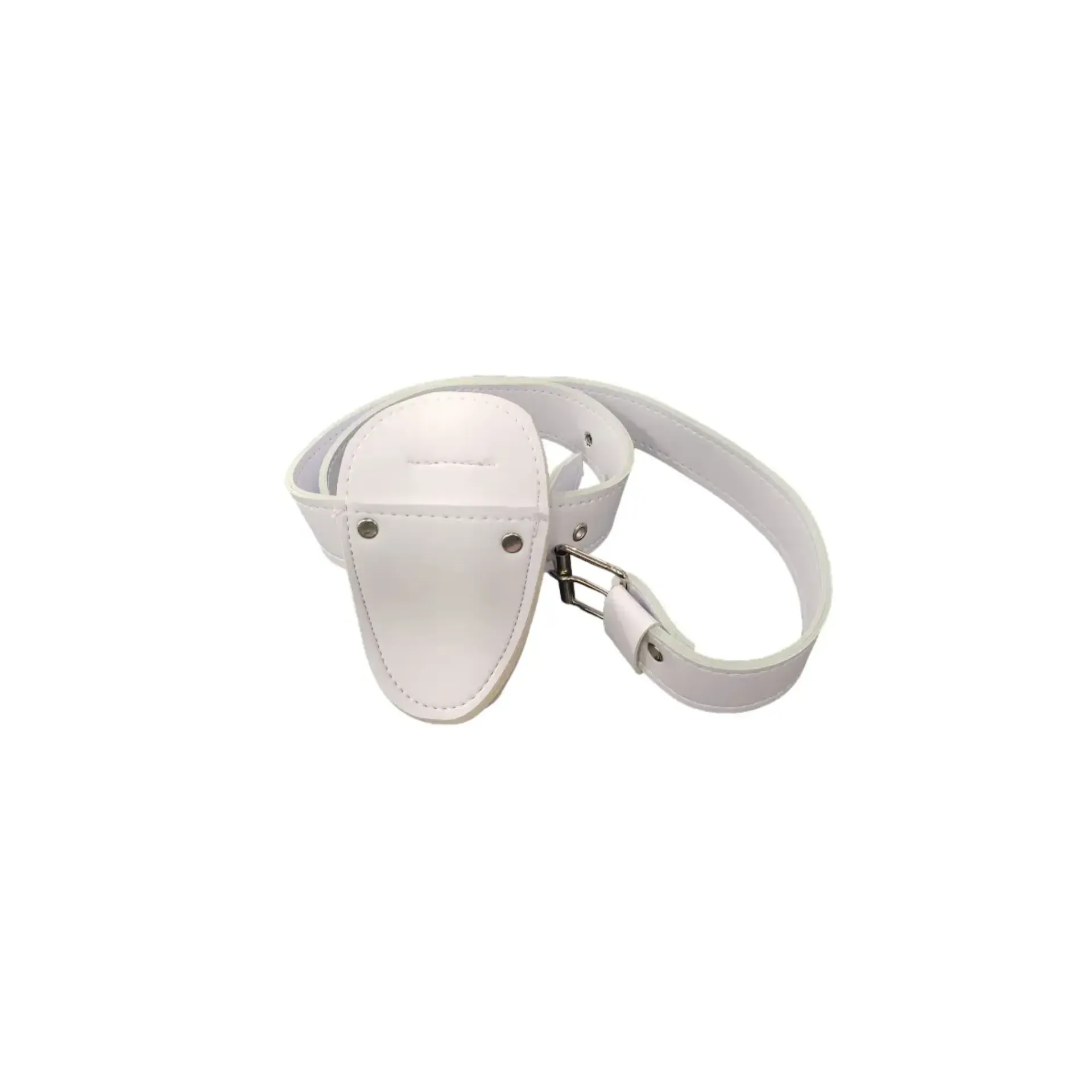 Correa para lira de cuero blanca