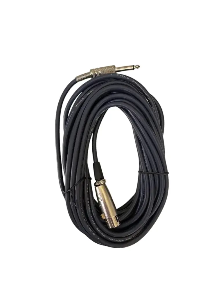 Cable de 8 metros plug 6.3 mm a jack XLR
