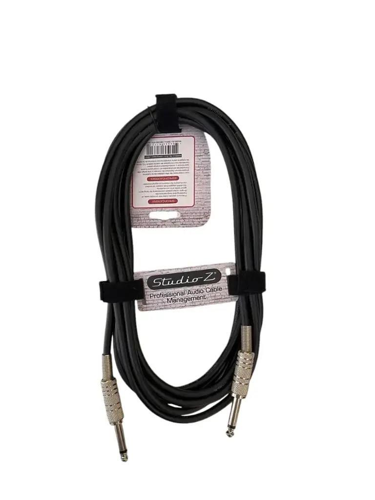 Cable de audio Studio Z MC-14-20 6 metros plug 1/4 plug a 1/4