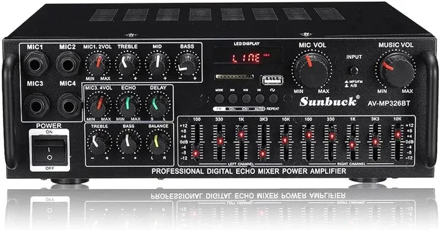 Amplificador Sunbuck AV-MP326BT