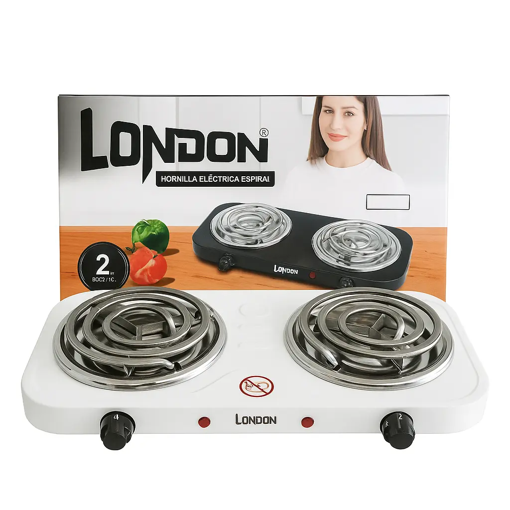 Cocineta eléctrica de 2 hornillas HP-020B