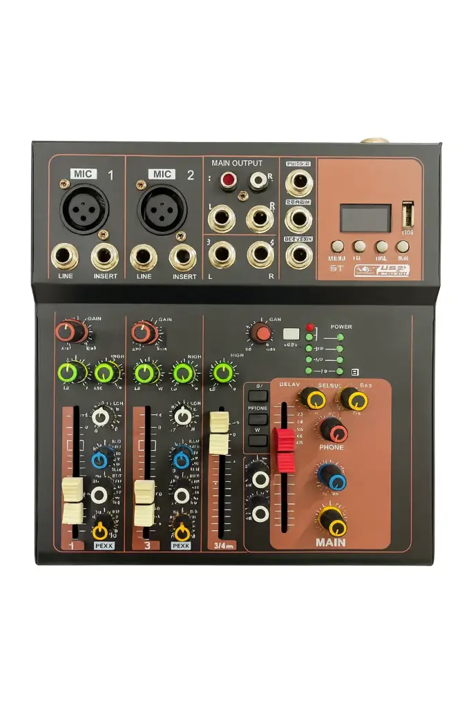 Mezcladora FH-LED 4 canales