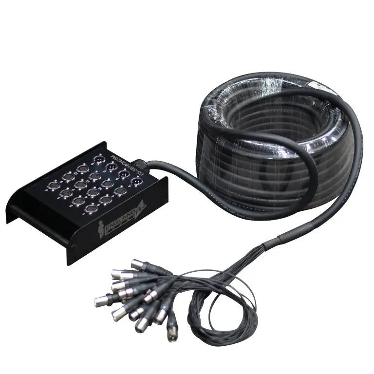 Cable Medusa 16 canales para escenario England SoundPRO 25 metros