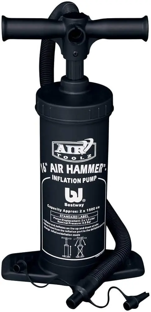 Bomba de inflado tipo martillo marca air Hamer Para uso de inflado de colchones etc. 