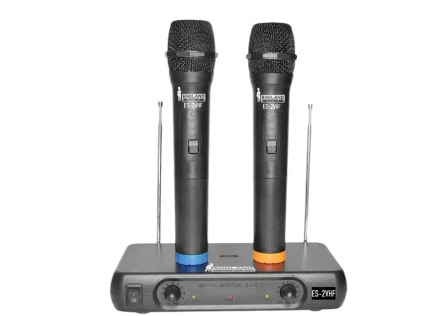 Micrófono doble inalámbrico England Sound ES-2VHF