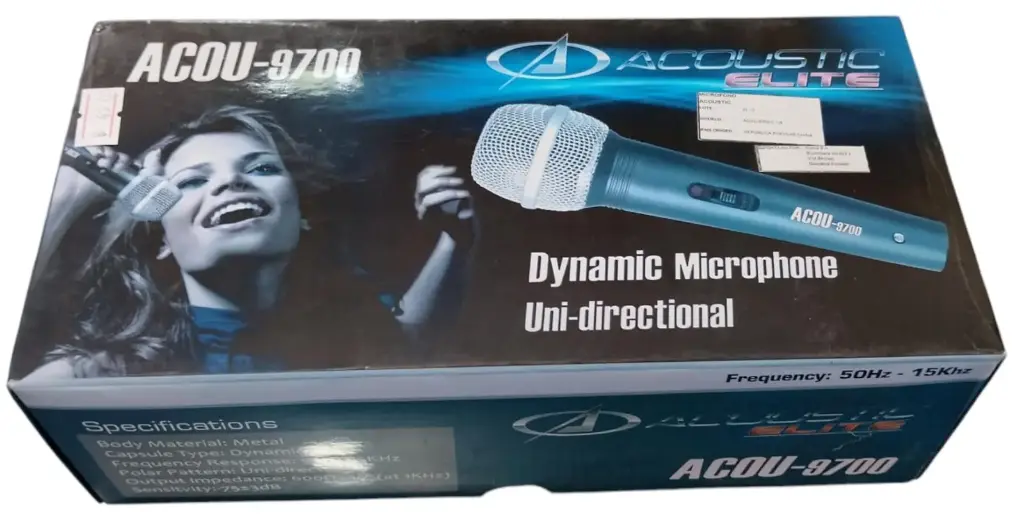Micrófono dinámico Acoustic ACOU-9700 