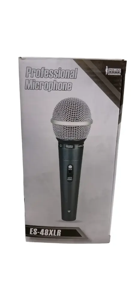 Micrófono profesional MARCA ENGLAND ES-48XLR.