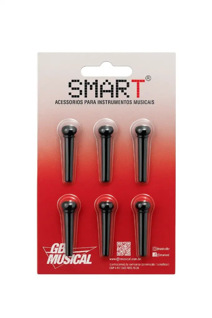 Pines para puente de guitarra acústica