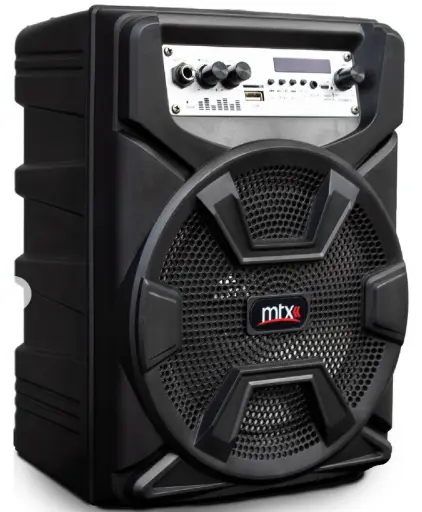 Parlante recargable 8" MTX 853
