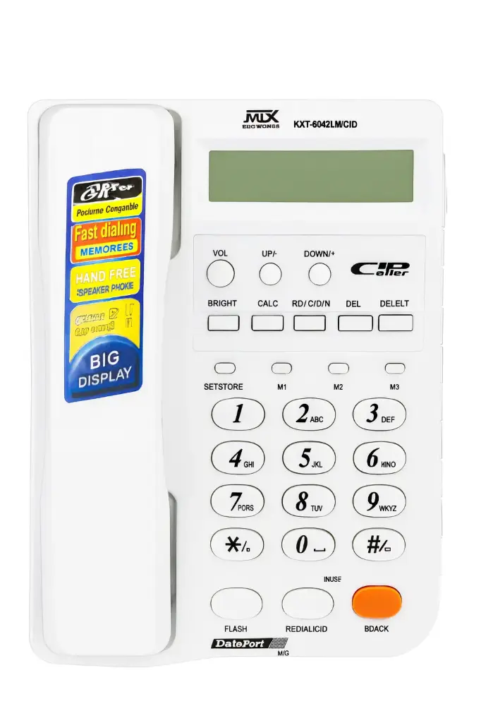 Teléfono fijo MTX KXT-6042LM/CID