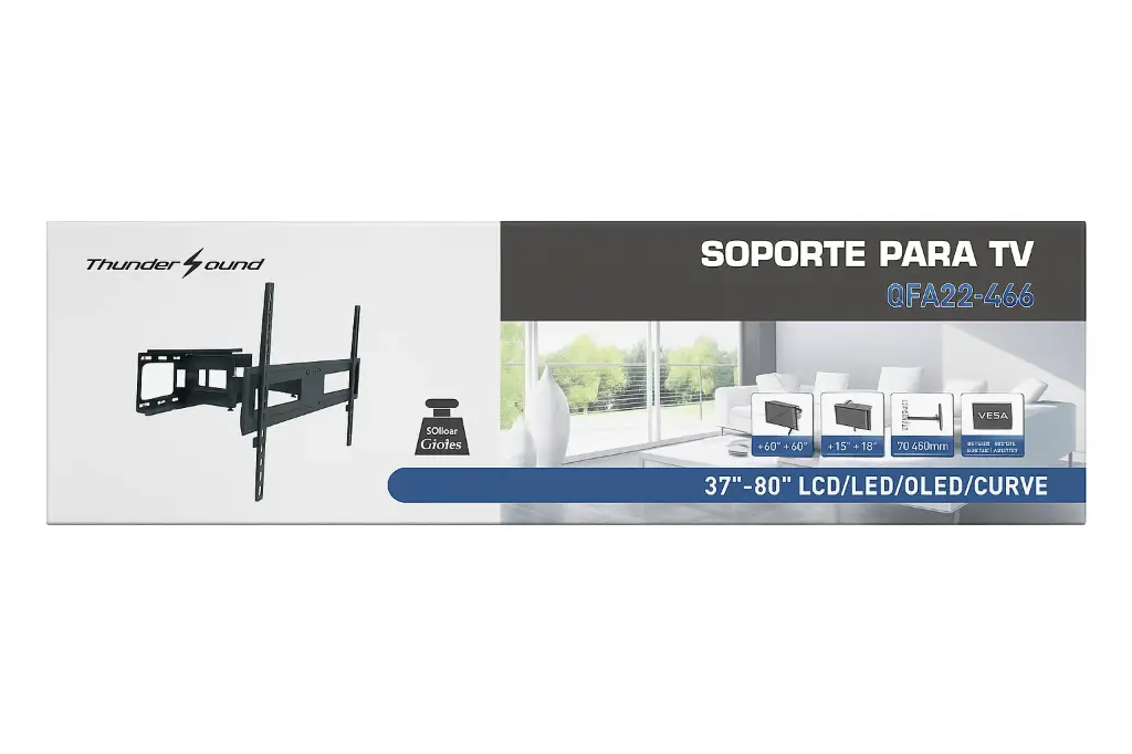 Soporte para televisor Thunder Sound modelo QFA22-466