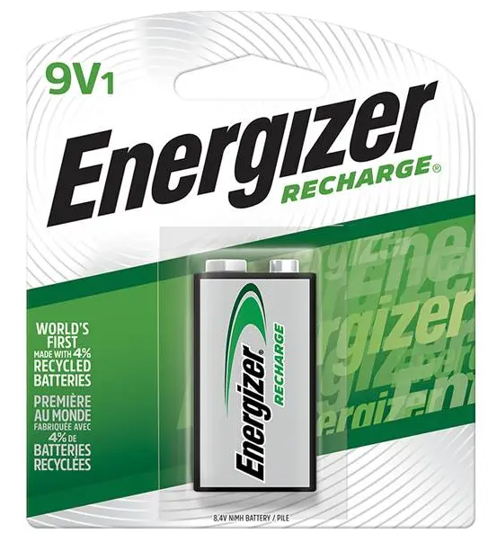 Batería 9V Energizer recargable 