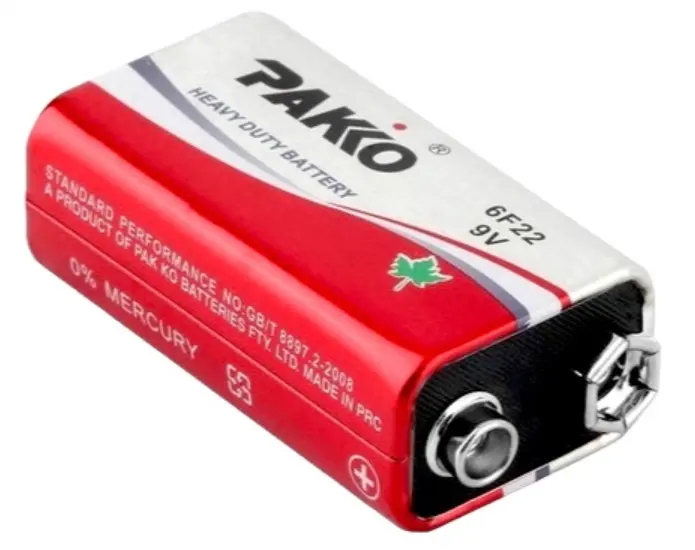 Batería 9V Pakko