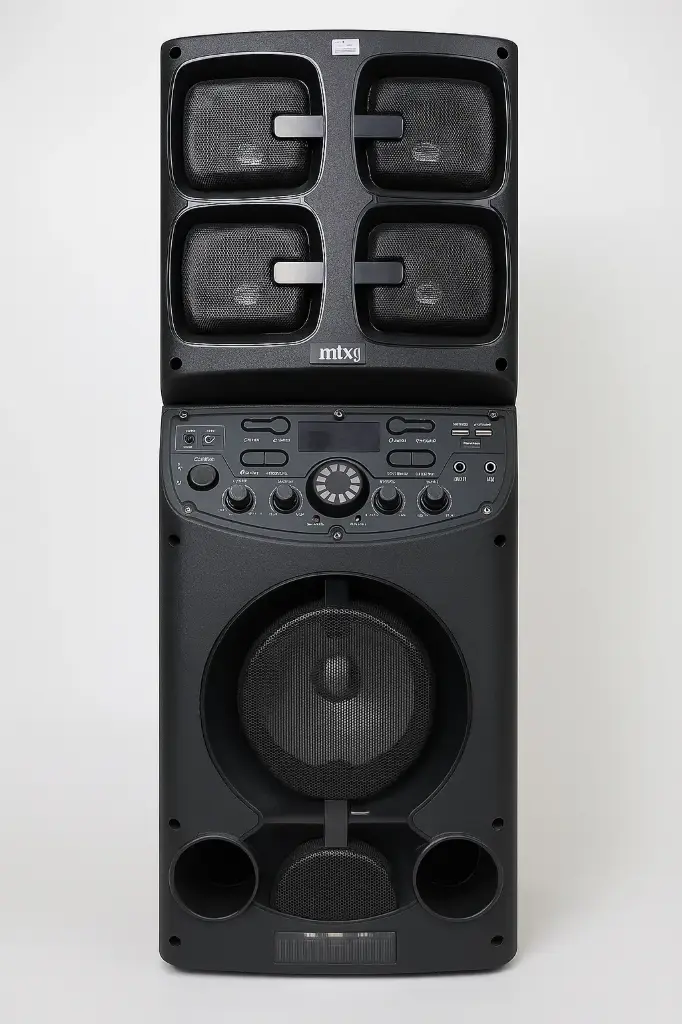 Parlante/Torre de sonido recargable 2 x 5" y 4 x 3" MTX-6608