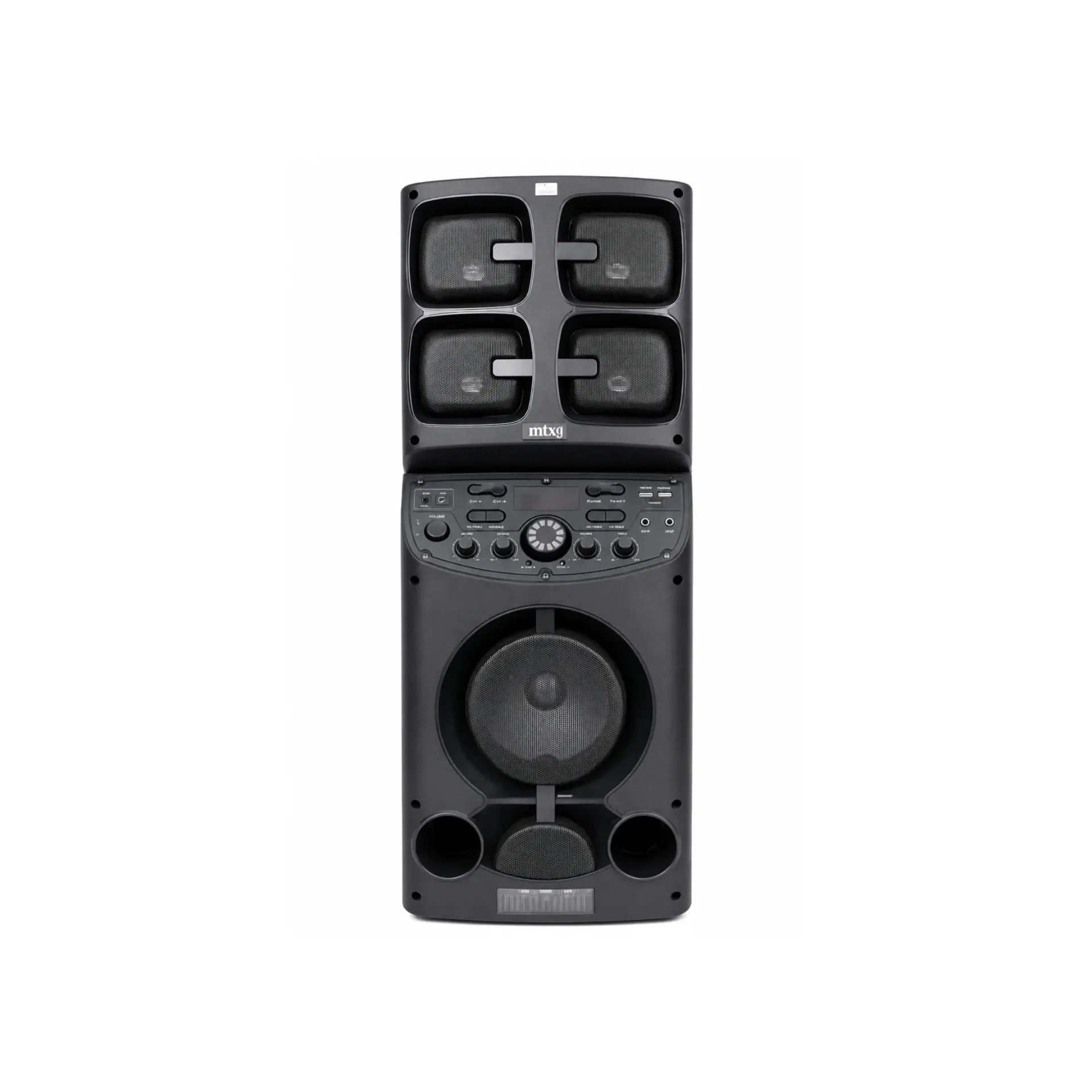 Parlante/Torre de sonido recargable 2 x 5" y 4 x 3" MTX-6608