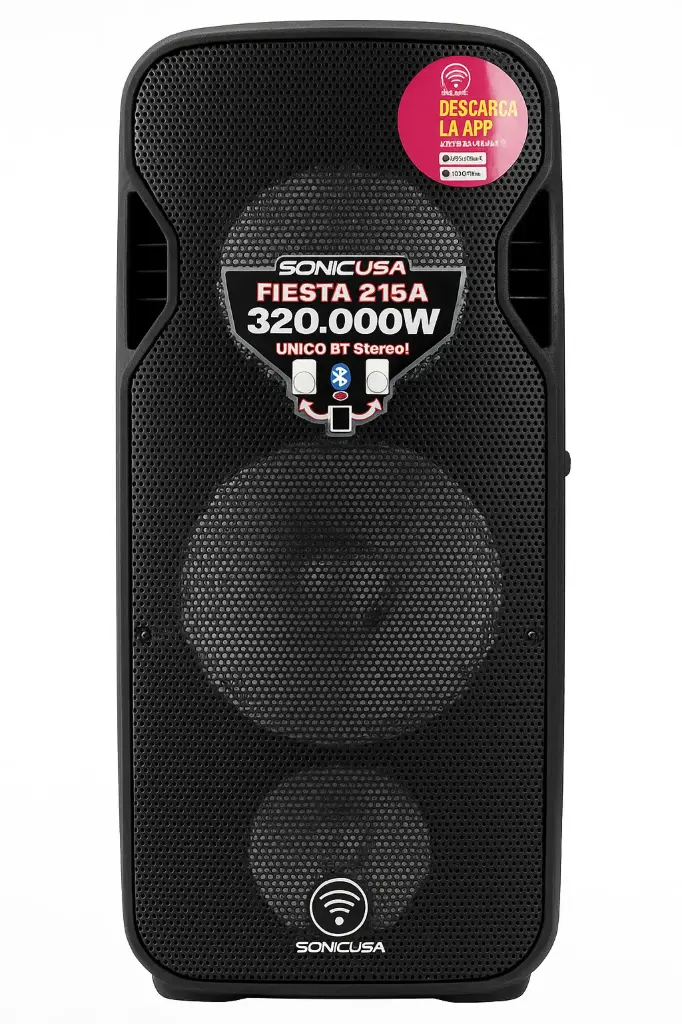 Parlante/Torre de sonido 2 x 15" SONIC 215A