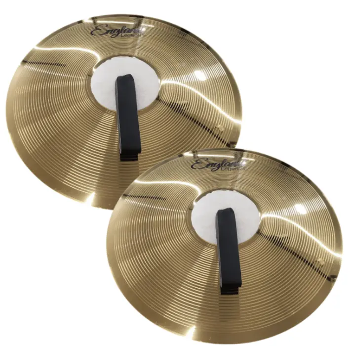 Platillos England Legends para banda de guerra de 14" (par)