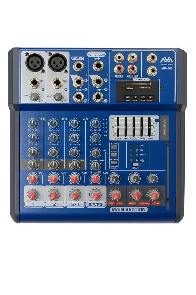 Mezcladora de audio ATS Audio MF-602 de 6 canales