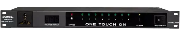 Controlador de secuencia de potencia de 8 canales Boway BW1028