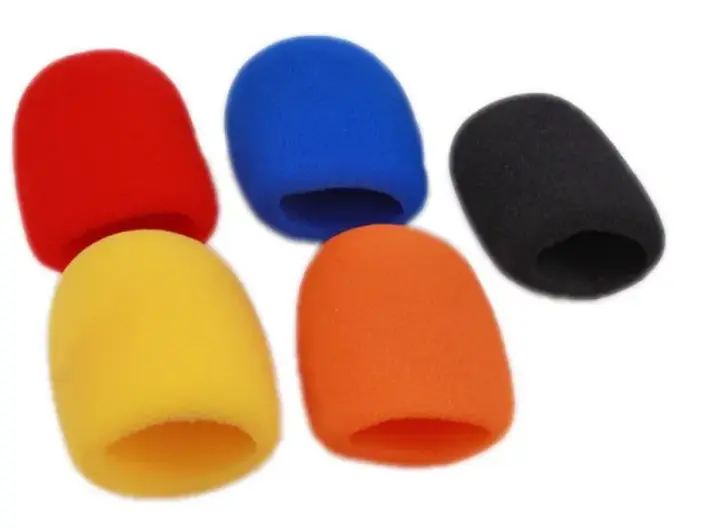 Esponja para micrófono de mano de colores