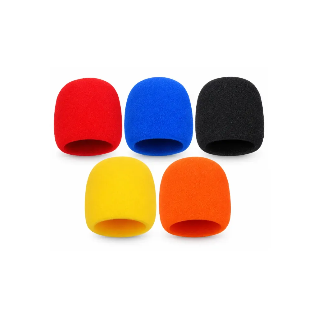 Esponja para micrófono de mano de colores