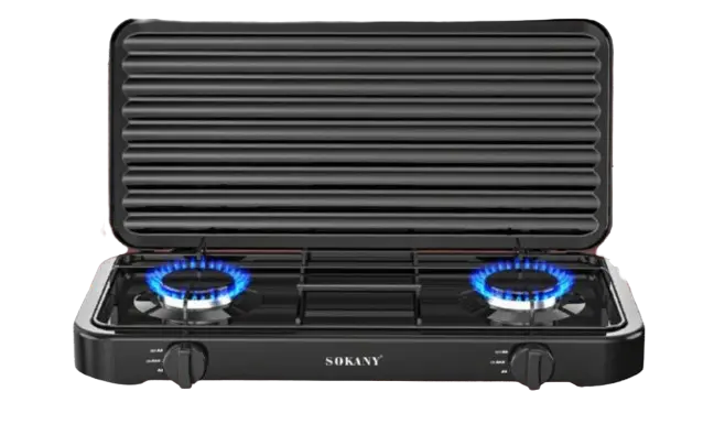 Cocineta Sokany de 2 quemadores SK-07004