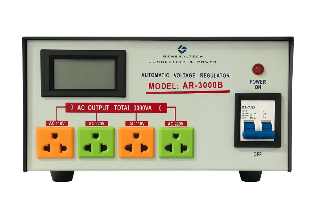 Regulador de Voltaje General Tech AR-3000B